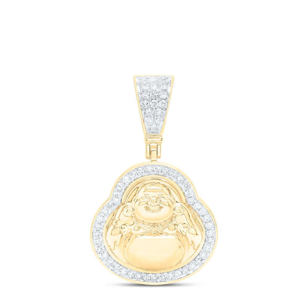 1/3CTW-DIA NK BUDDHA CHARM