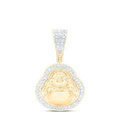 1/3CTW-DIA NK BUDDHA CHARM