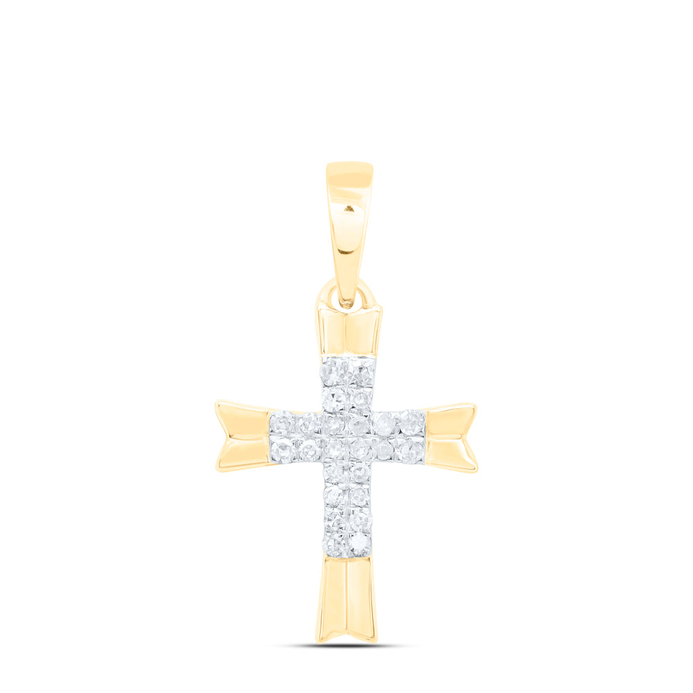 1/12 CTW DIA NK GIFT CROSS PENDANT