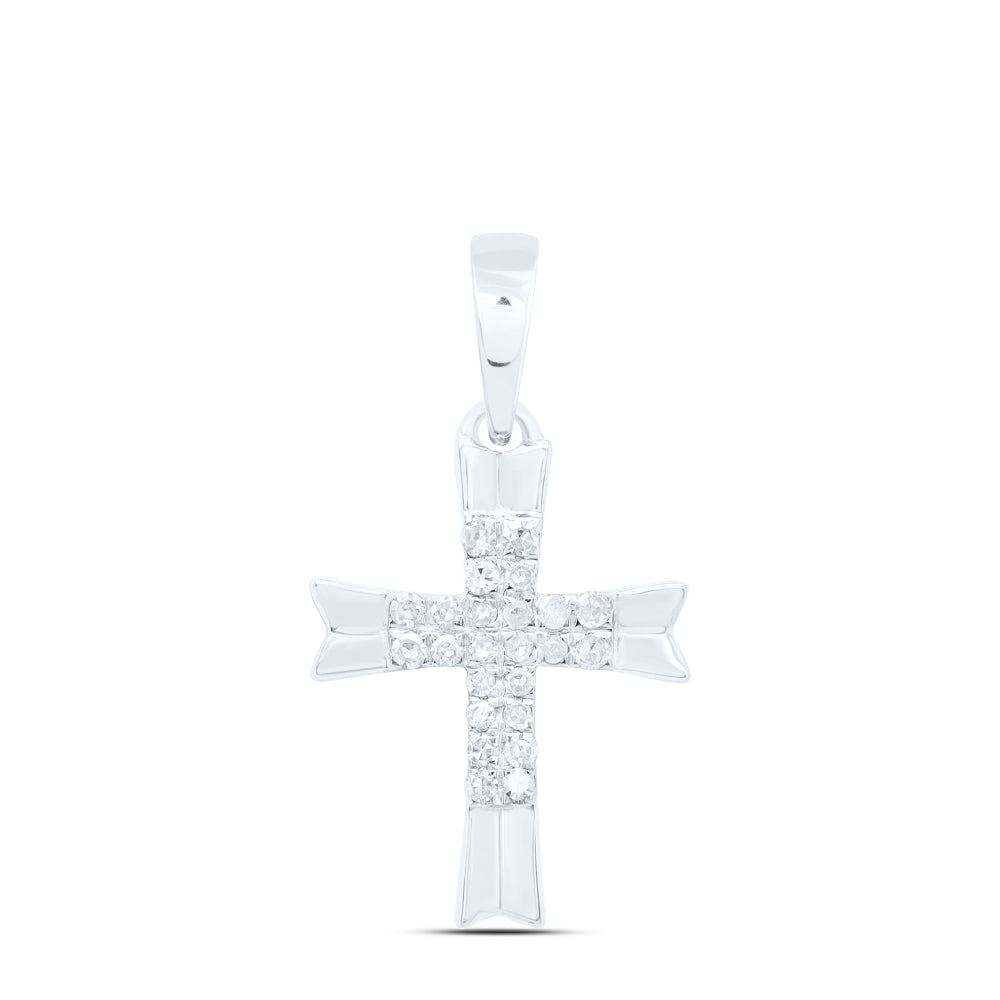 1/12 CTW DIA NK GIFT CROSS PENDANT