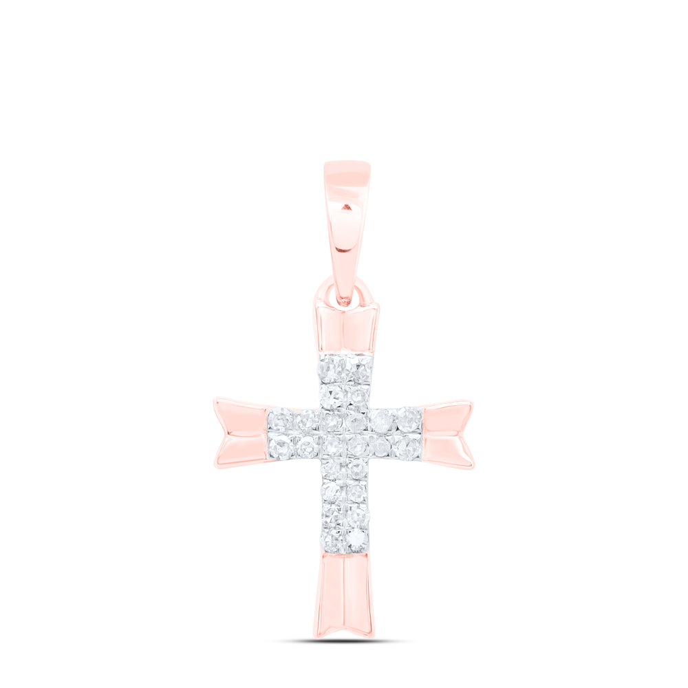 1/12 CTW DIA NK GIFT CROSS PENDANT