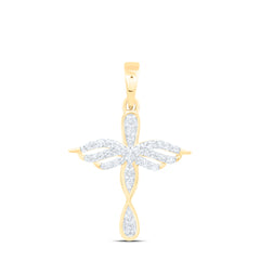1/8 CTW DIA NK GIFT CROSS PENDANT