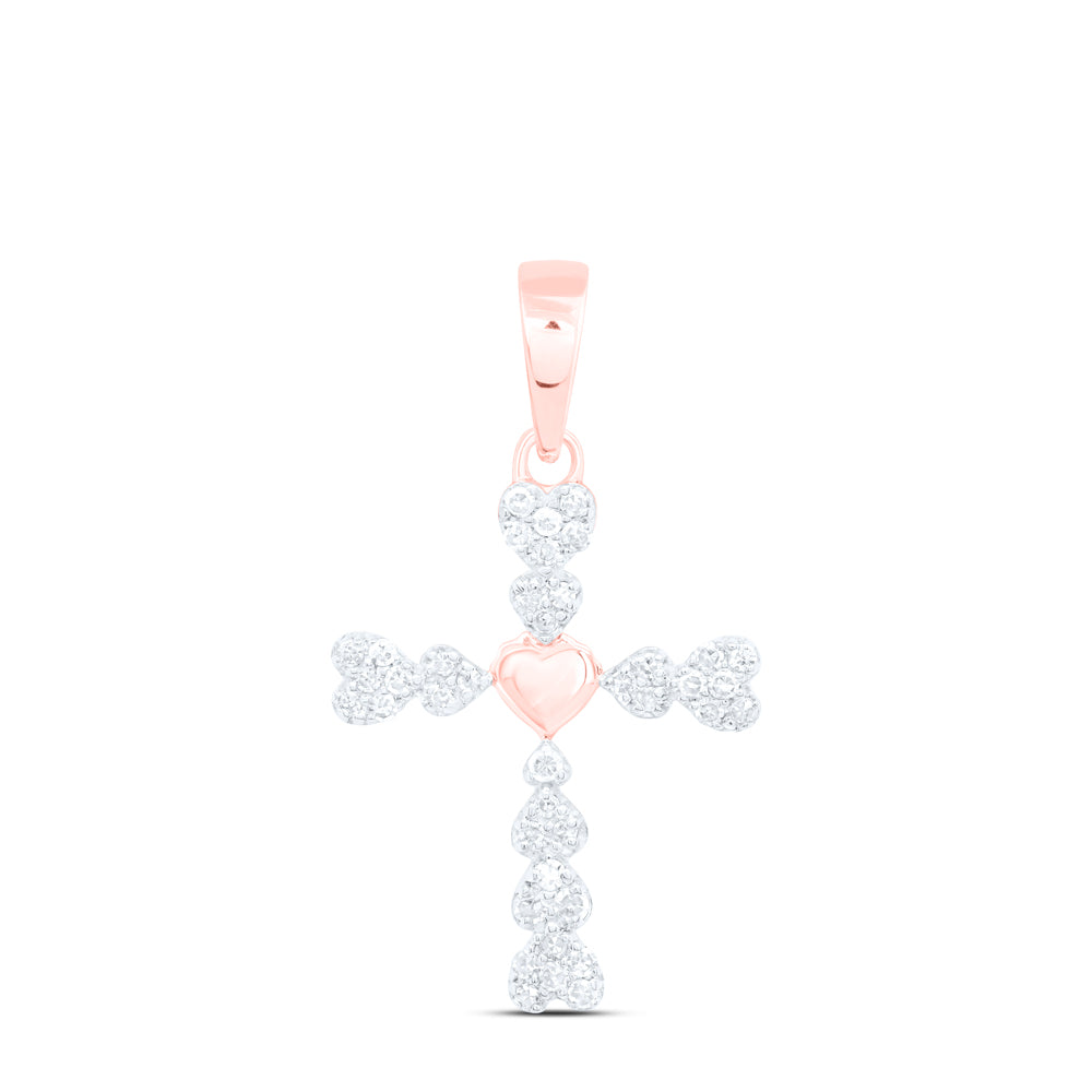 1/10 CTW DIA NK GIFT CROSS PENDANT