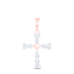 1/10 CTW DIA NK GIFT CROSS PENDANT