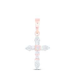 1/10 CTW DIA NK GIFT CROSS PENDANT
