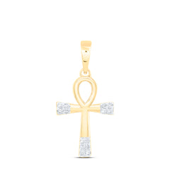 1/20 CTW DIA NK GIFT CROSS PENDANT