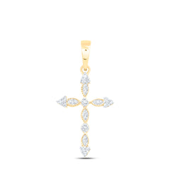 1/12 CTW DIA NK GIFT CROSS PENDANT