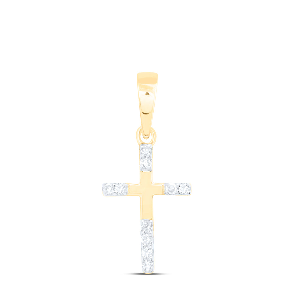 1/20 CTW DIA NK GIFT CROSS PENDANT