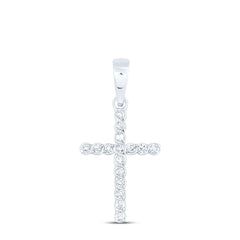1/10 CTW DIA NK GIFT CROSS PENDANT
