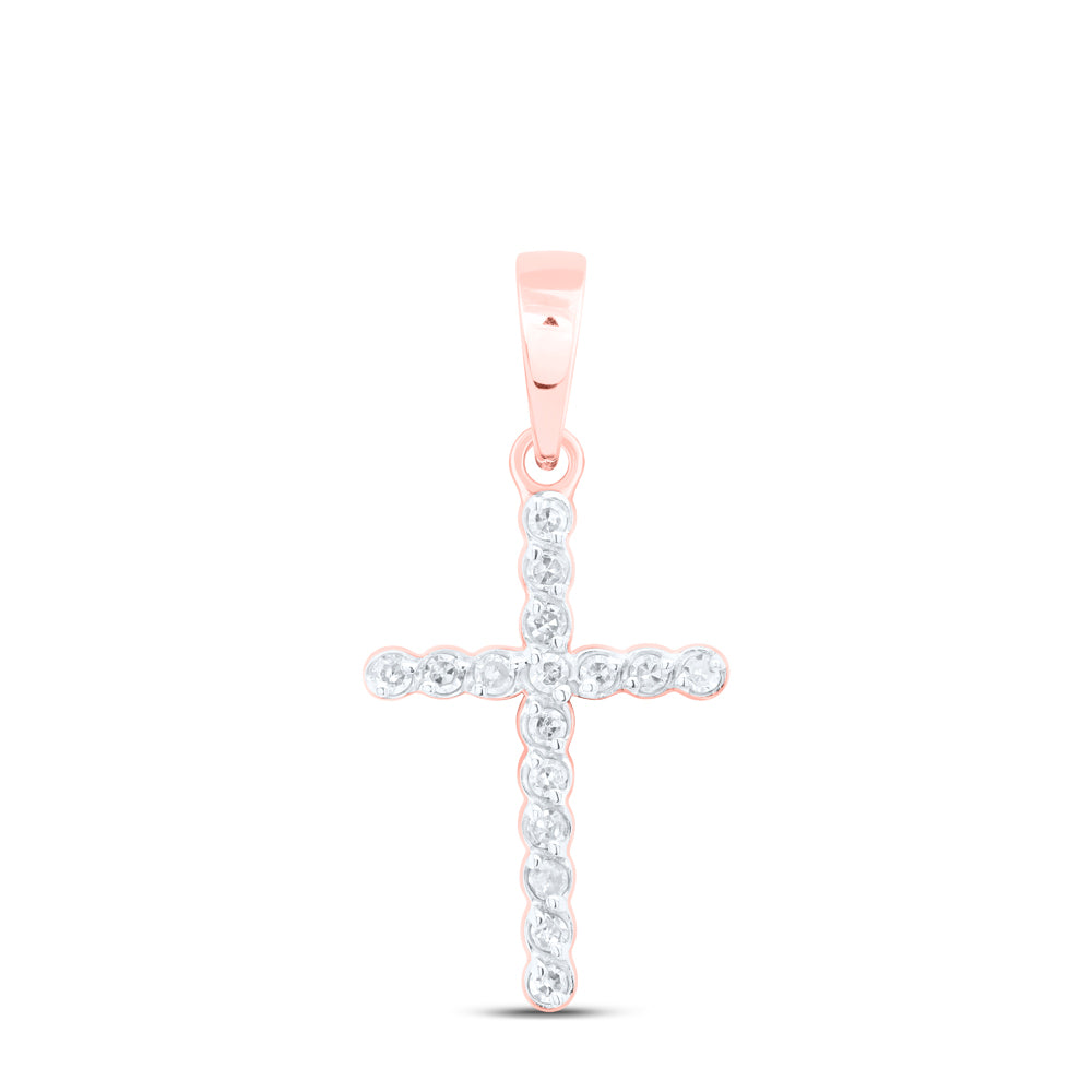 1/10 CTW DIA NK GIFT CROSS PENDANT
