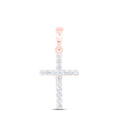 1/10 CTW DIA NK GIFT CROSS PENDANT