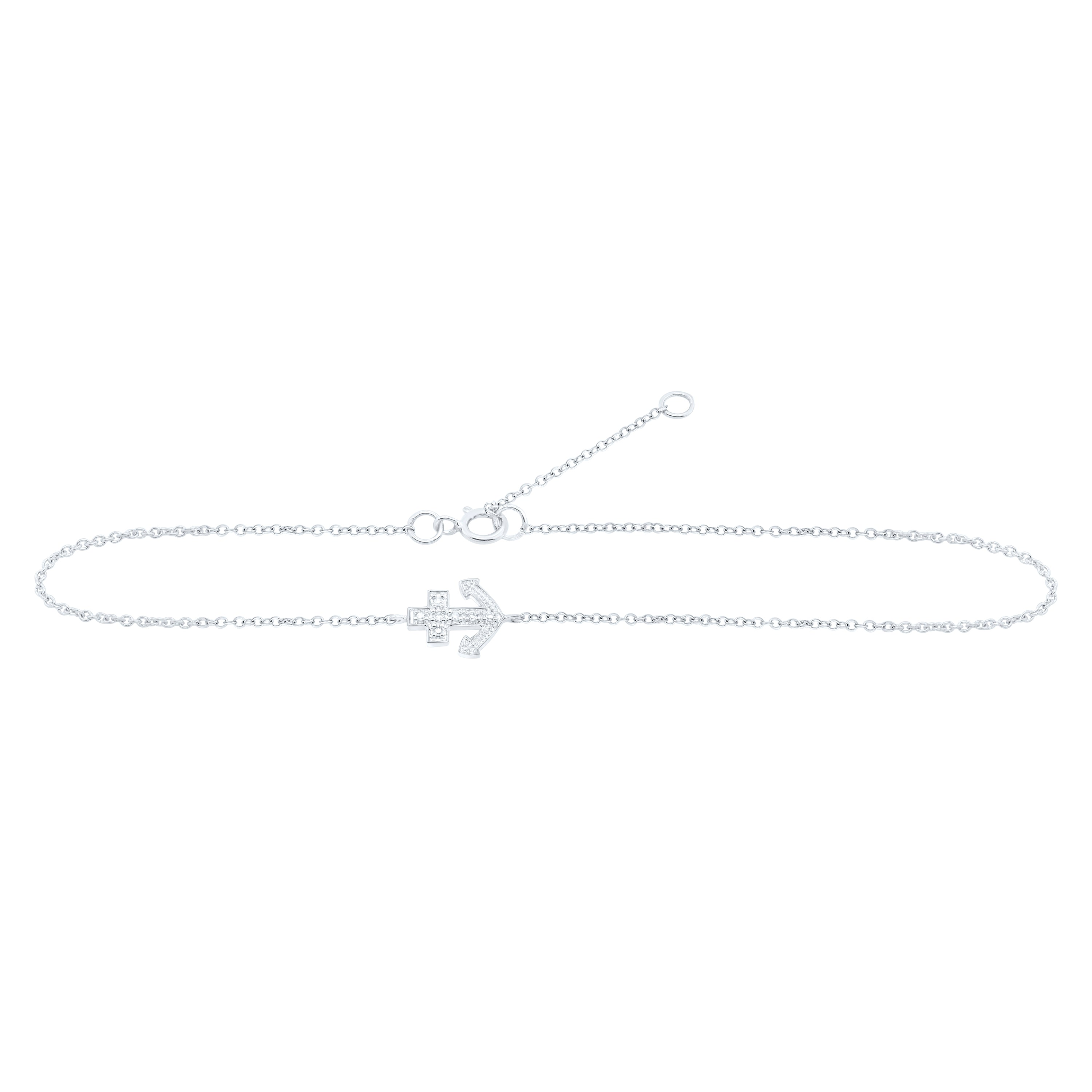 1/20 CTW DIA NK GIFT ANKLET (9 INCH)