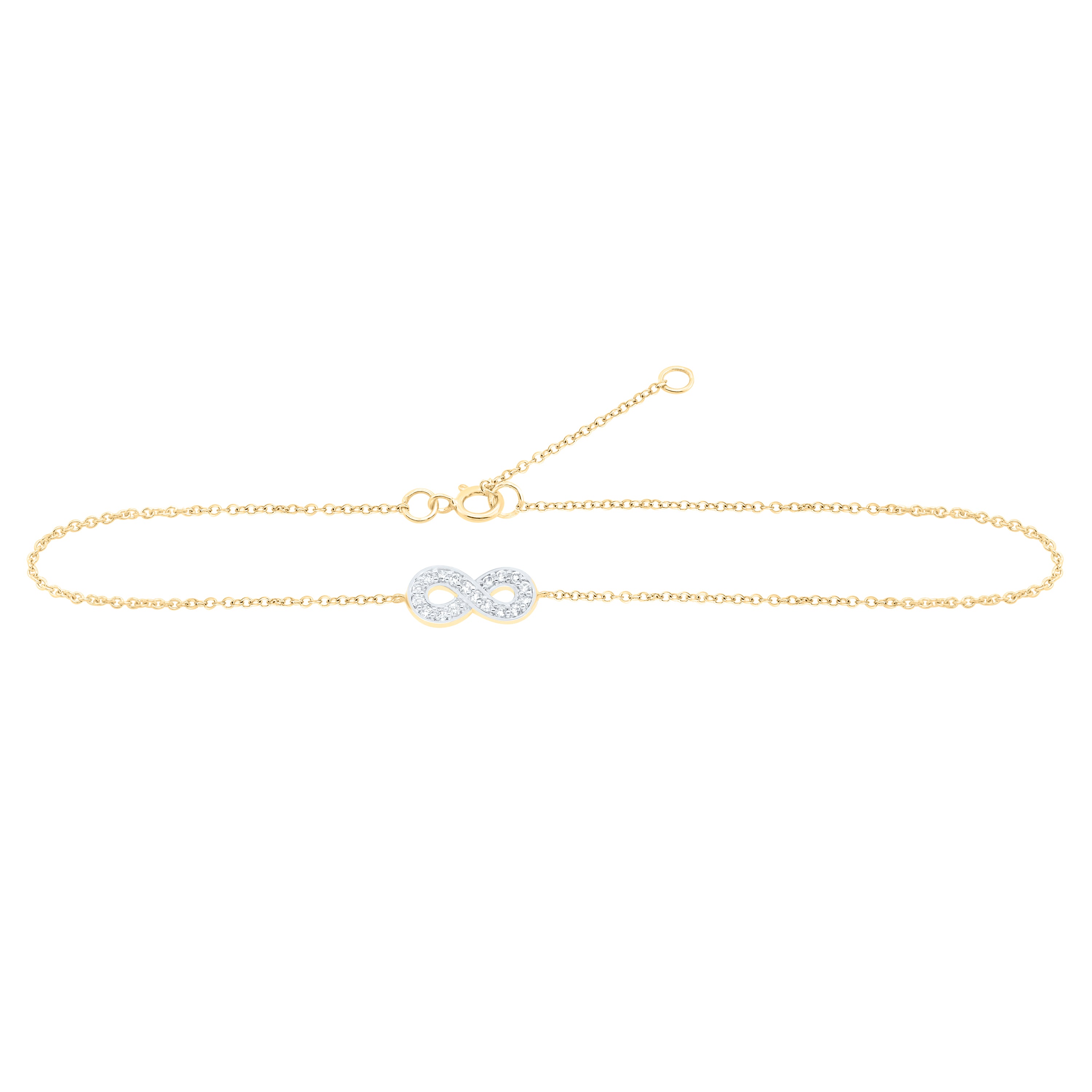 1/10 CTW DIA NK GIFT ANKLET (9 INCH)