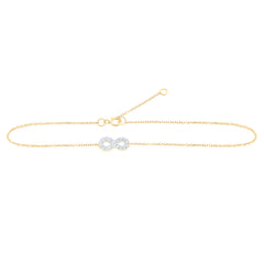 1/10 CTW DIA NK GIFT ANKLET (9 INCH)