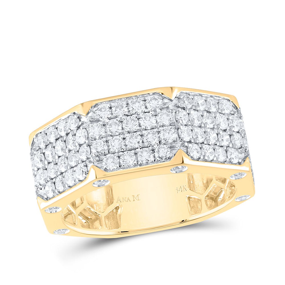 2 1/2CTW-DIA ANA M BOLT MENS BAND