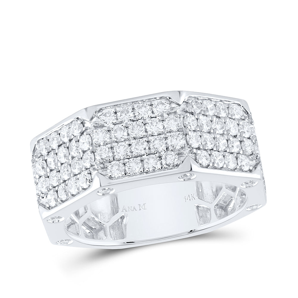 2 1/2CTW-DIA ANA M BOLT MENS BAND