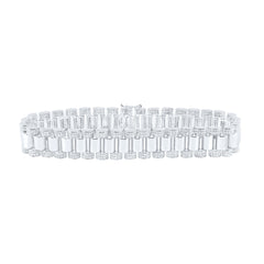 4 1/3CTW-DIA CN (13.5MM) MENS BRACELET (8.5 INCH)