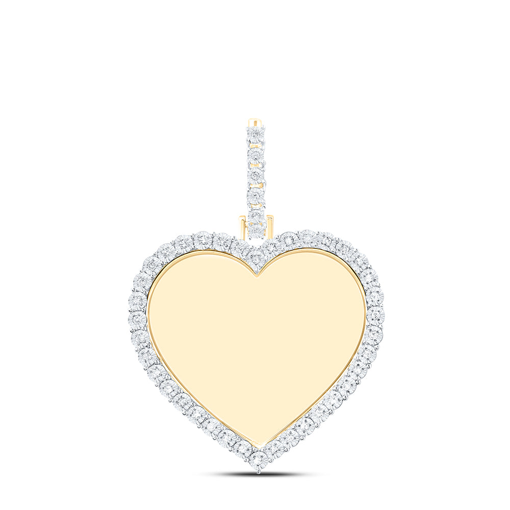 1/8CTW-DIA P1 FANUK MEMORY HEART PENDANT