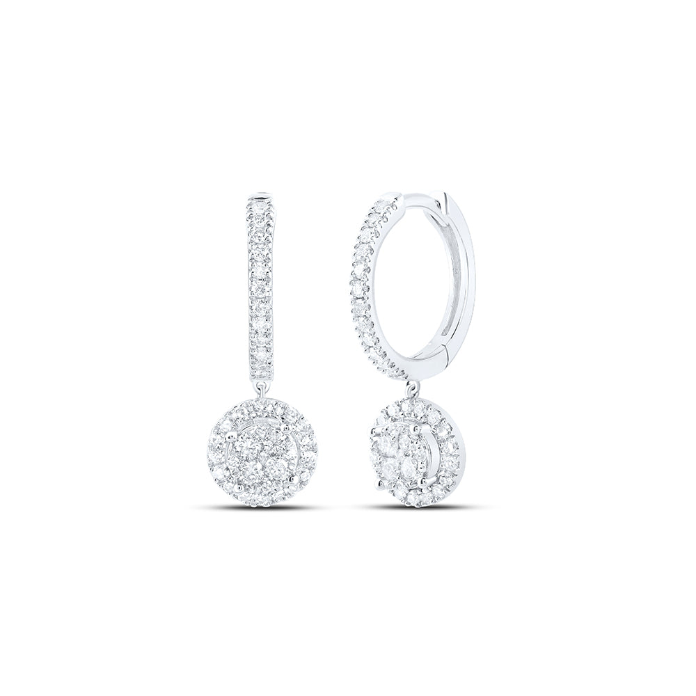 1/2CTW-DIA NK FASHION DANGLING EARRING