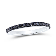 1/4CTW-DIA BLACK GIFT LADIES BAND