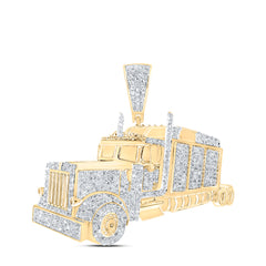 1CTW-DIA NK TRUCK MENS CHARM