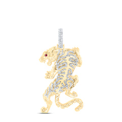 1CTW-DIA NK TIGER MENS CHARM