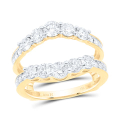 14k Gold 2 CTW-Natural Diamond Enhancer Ring Gram