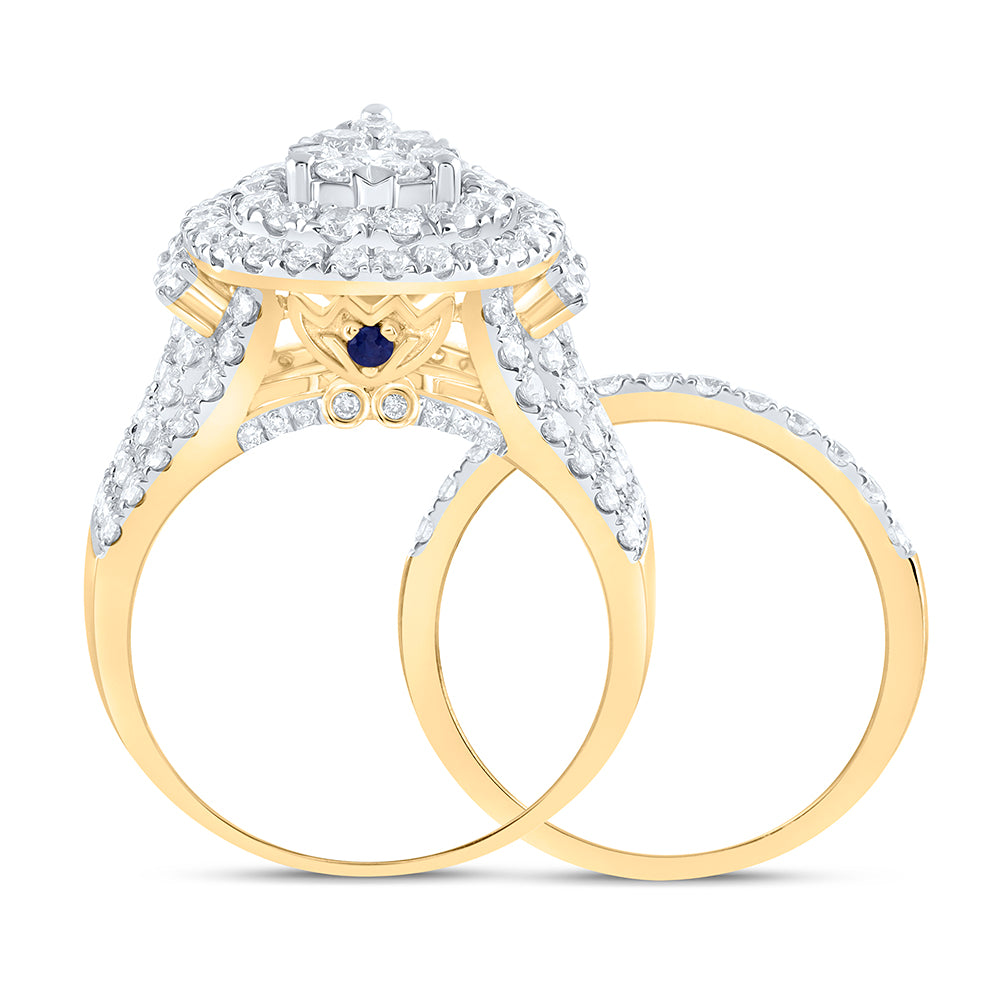 2 3/4CTW-DIA ANA M FASHION BRIDAL SET