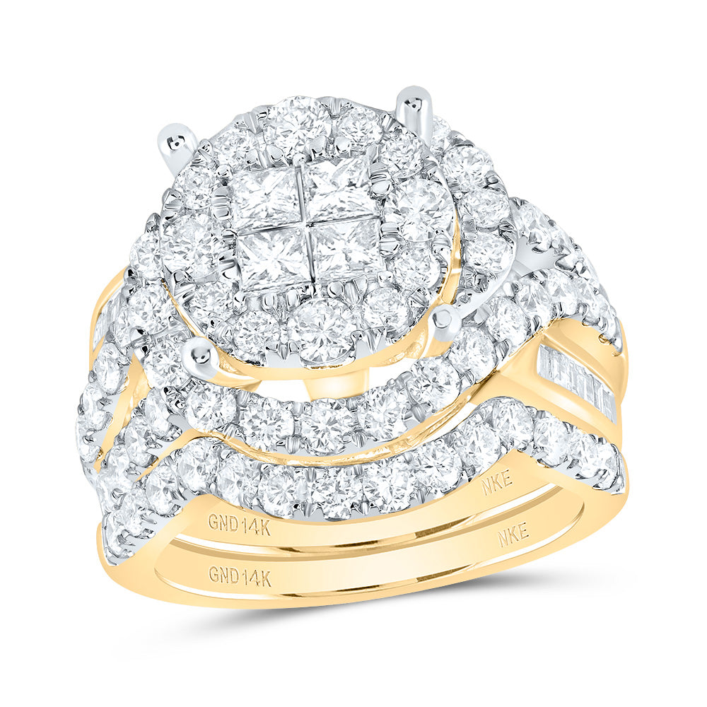 3CT-DIA NKE BRIDAL SET