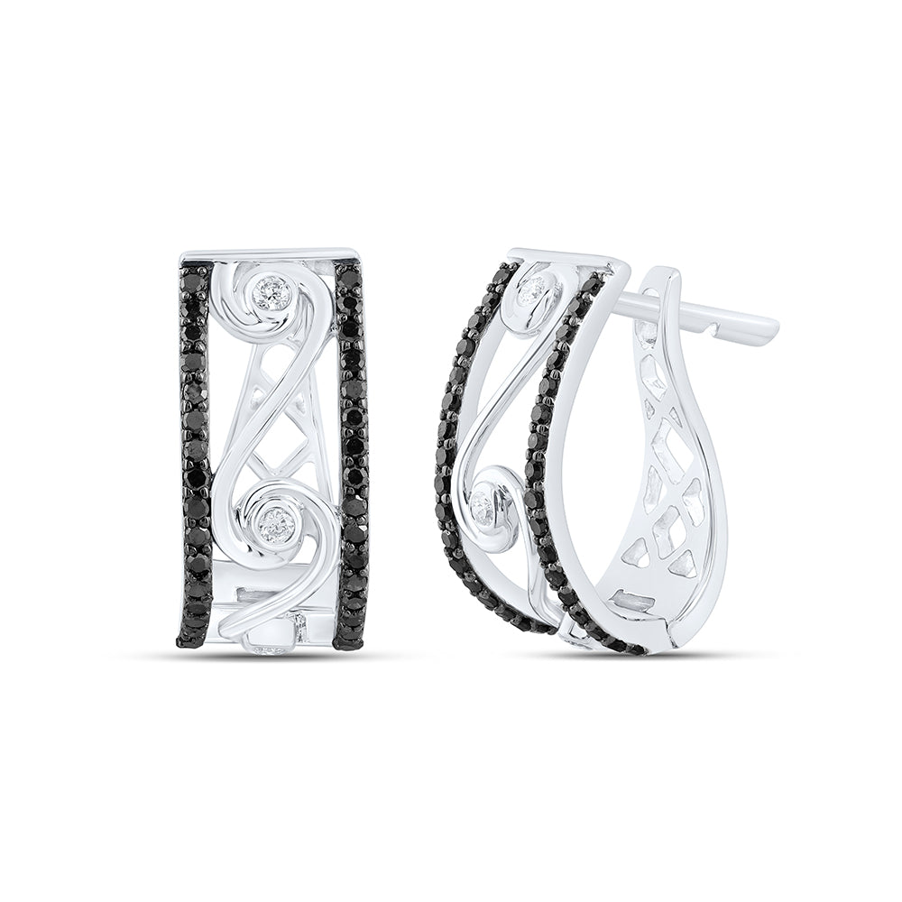1/3 CTW-DIA CN  FASHION HOOPS EARRING