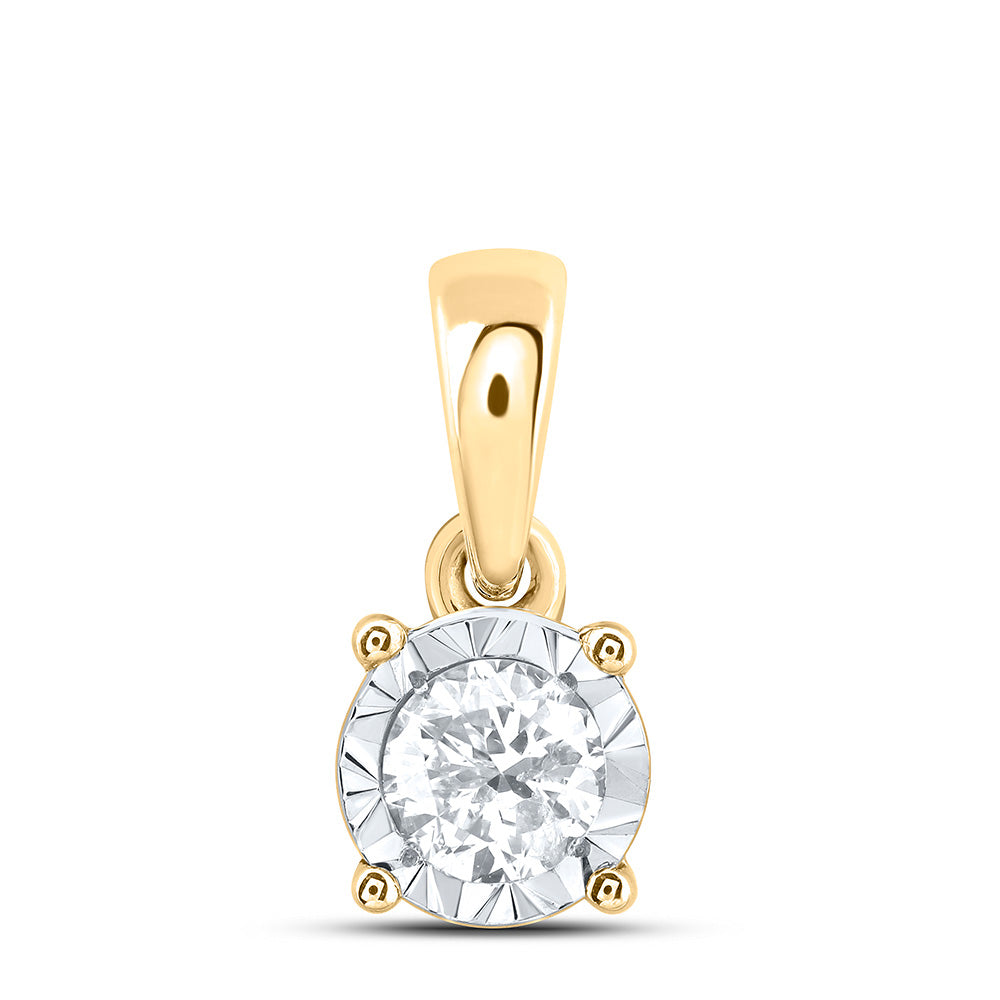 1/6CTW-DIA NK FASHION PENDANT