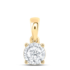 1/6CTW-DIA NK FASHION PENDANT