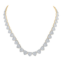 11 3/4CTW-DIA NK  CHAIN ( 18 INCH )