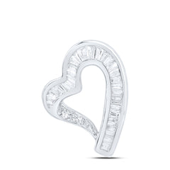 1/5CTW-DIA NK GIFT HEART PENDANT