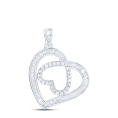 1/3CTW-DIA NK GIFT HEART PENDANT