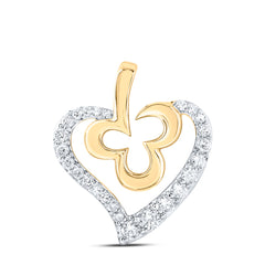1/4CTW-DIA NK GIFT HEART PENDANT