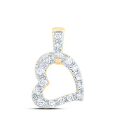 1/20CTW-DIA NK GIFT HEART PENDANT