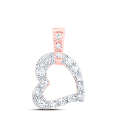 1/20CTW-DIA NK GIFT HEART PENDANT