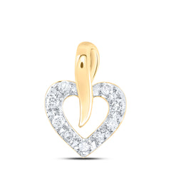 1/20CTW-DIA NK GIFT HEART PENDANT