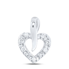 1/20CTW-DIA NK GIFT HEART PENDANT