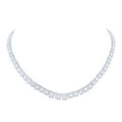 7 7/8CTW-DIA ANA M LADIES NECKLACE (17 INCH)