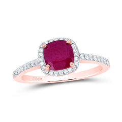 1/5CTW-DIA P1 6.10 MM-CU-RU SYNTHETIC RING