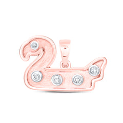 1/20CTW-DIA NK GIFT SWAN PENDANT