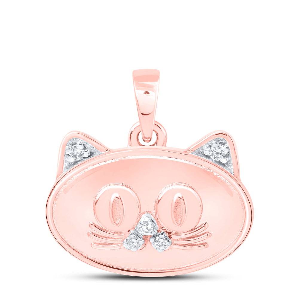 1/20CTW-DIA NK GIFT CAT PENDANT
