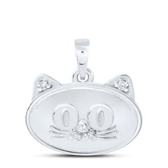 1/20CTW-DIA NK GIFT CAT PENDANT