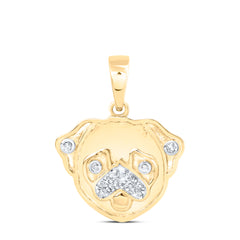 1/20CTW-DIA NK GIFT DOG PENDANT