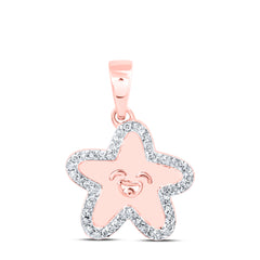 1/10CTW-DIA NK GIFT STAR FISH PENDANT