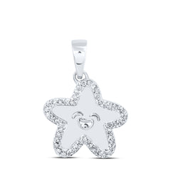 1/10CTW-DIA NK GIFT STAR FISH PENDANT