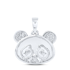 1/20CTW-DIA NK GIFT BEAR PENDANT