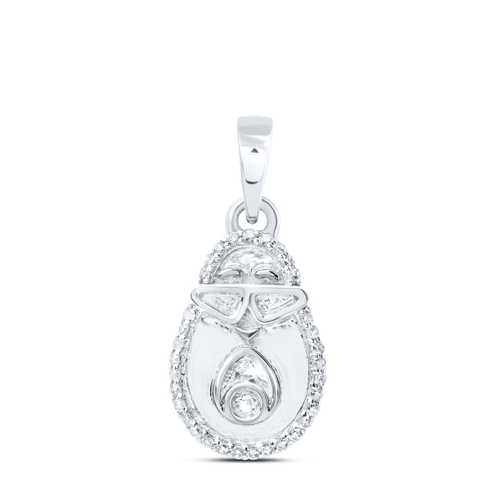 1/12CTW-DIA NK GIFT AVOCADO PENDANT
